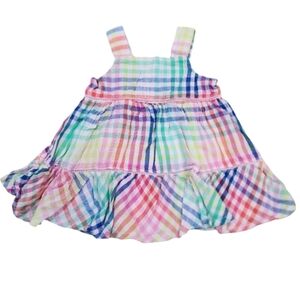 Gap Summer Dress Baby Girl Plaid B0020